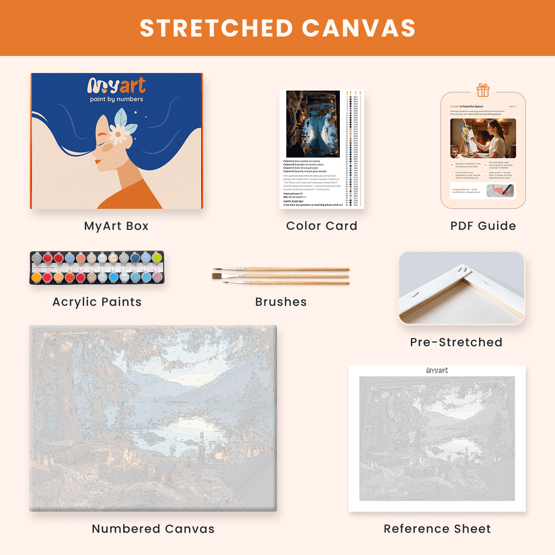 Paint by numbers - Campfire Bliss - MyArt