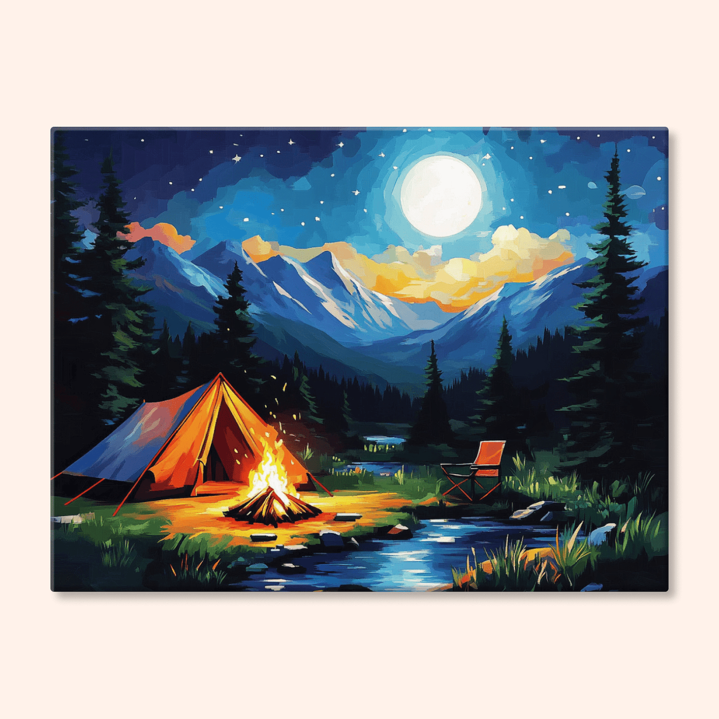 Paint by numbers - Campfire Dreams - MyArt