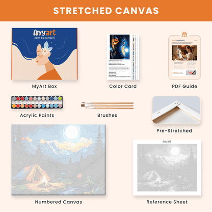 Paint by numbers - Campfire Dreams - MyArt