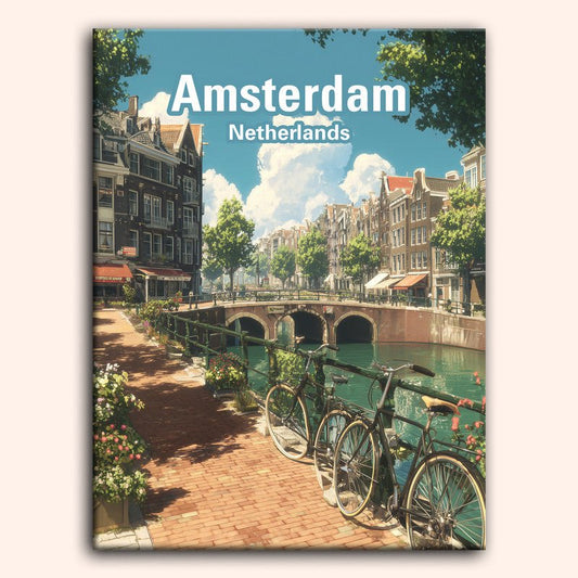 Paint by numbers - Canal Bicycles - MyArt