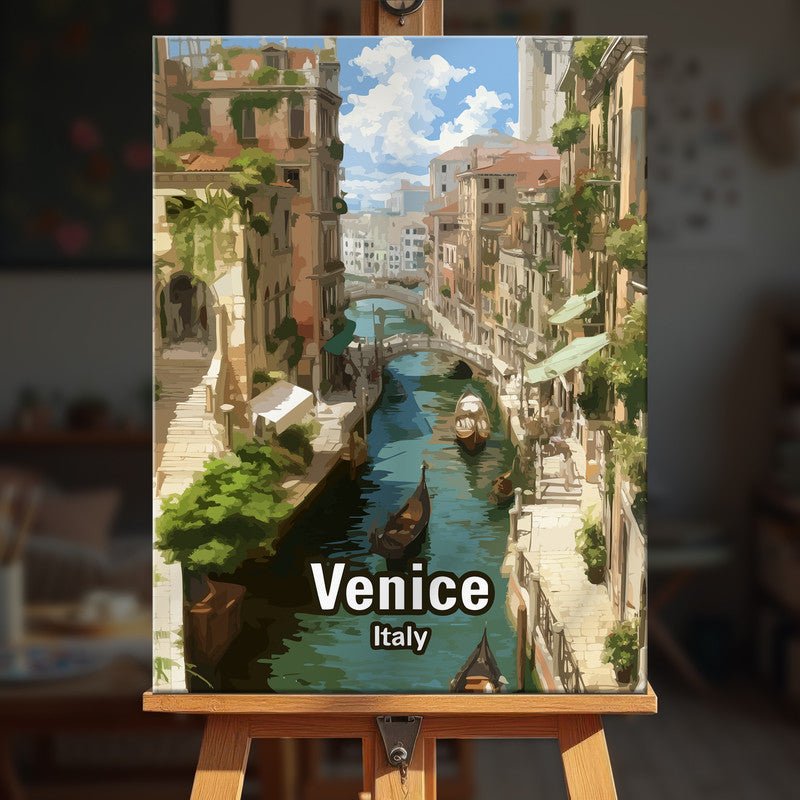 Paint by numbers - Canal Gondolas - MyArt