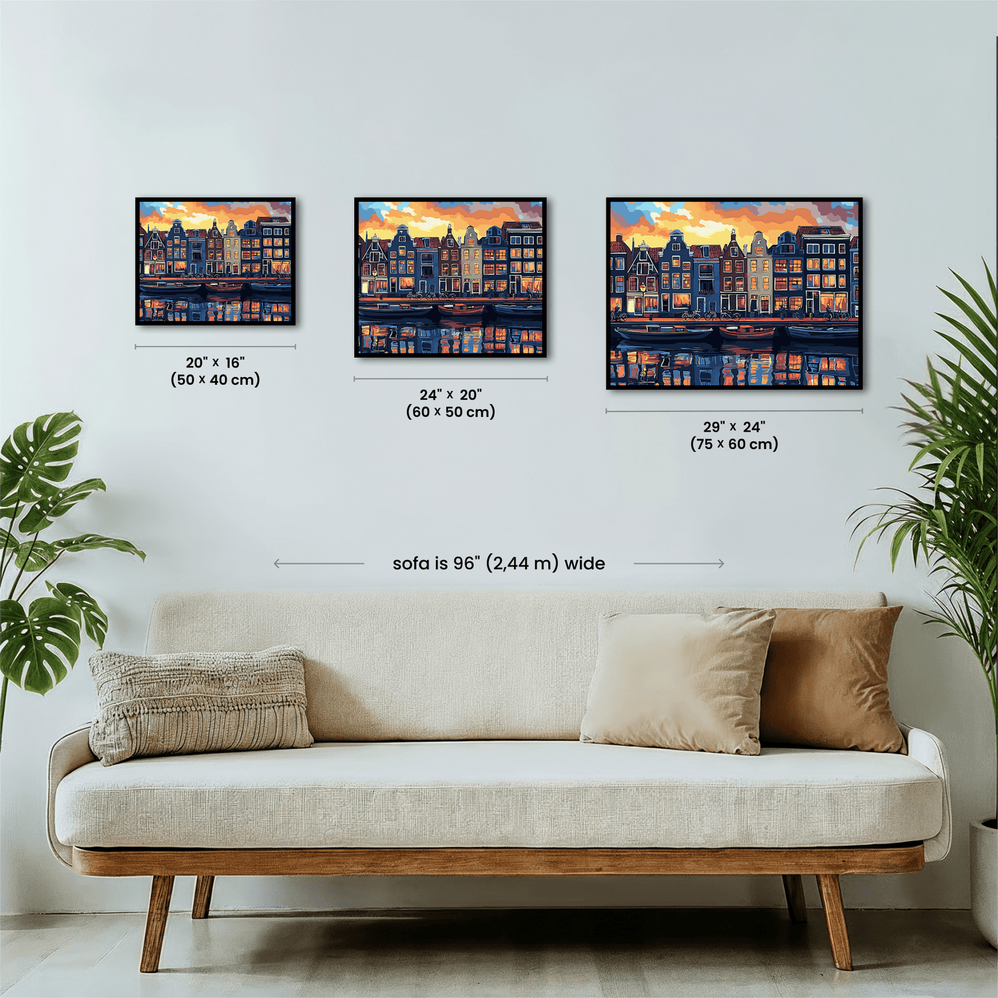 Paint by numbers - Canal Glow - MyArt