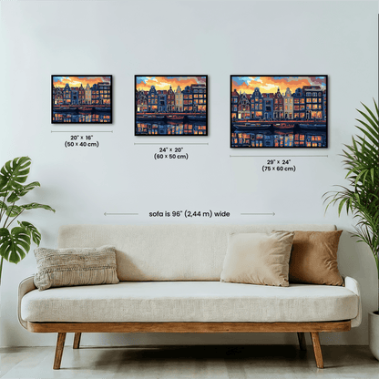 Paint by numbers - Canal Glow - MyArt