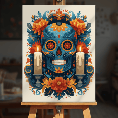 Paint by numbers - Candle Bloom - MyArt