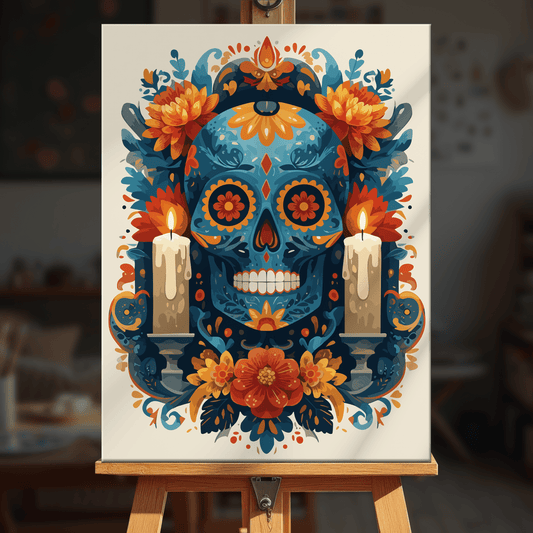 Paint by numbers - Candle Bloom - MyArt