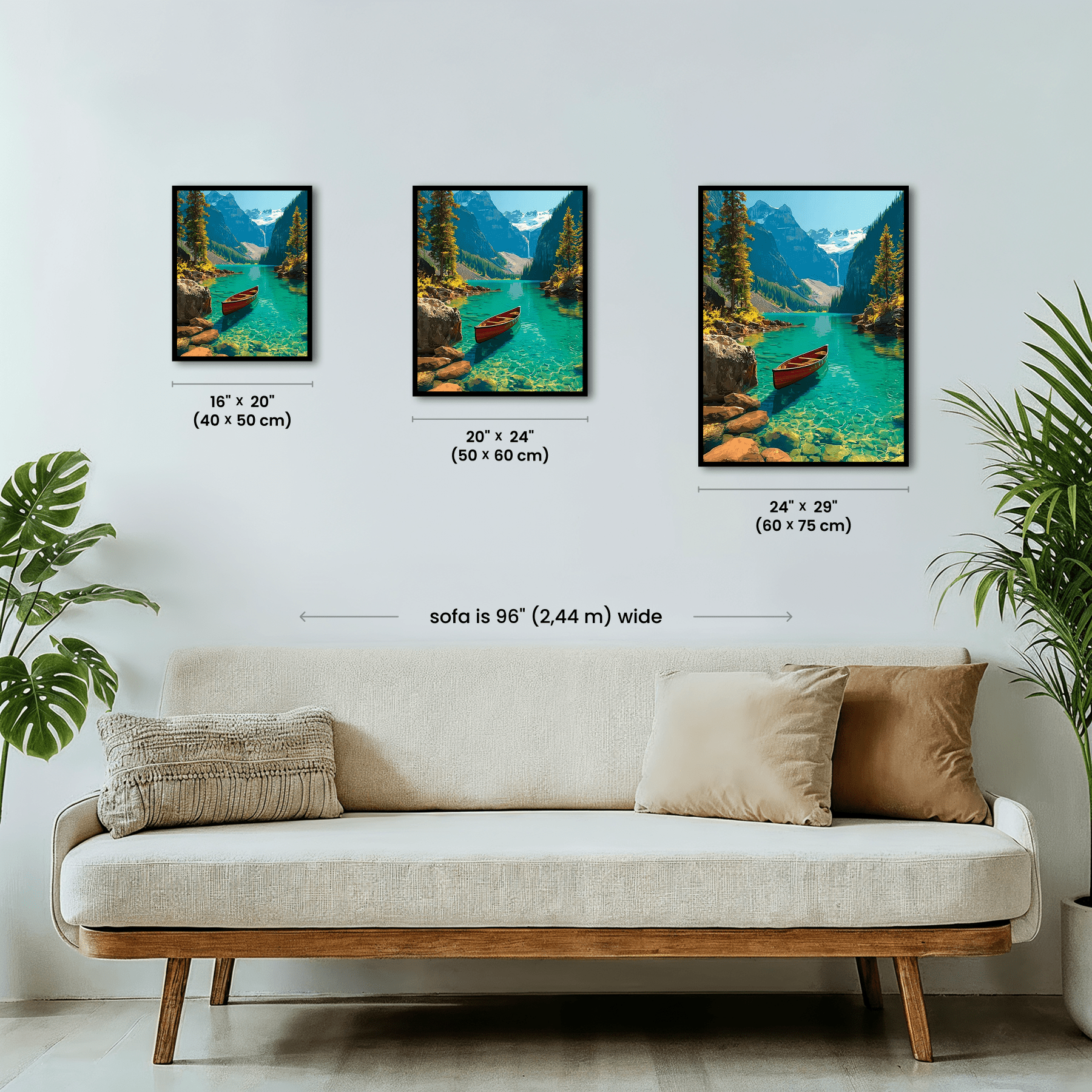 Paint by numbers - Canoe Lake - MyArt