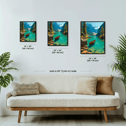 Paint by numbers - Canoe Lake - MyArt