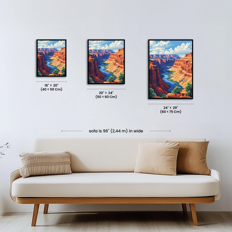Paint by numbers - Canyon Majesty - MyArt