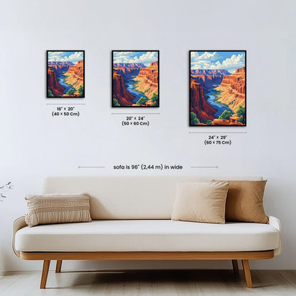 Paint by numbers - Canyon Majesty - MyArt