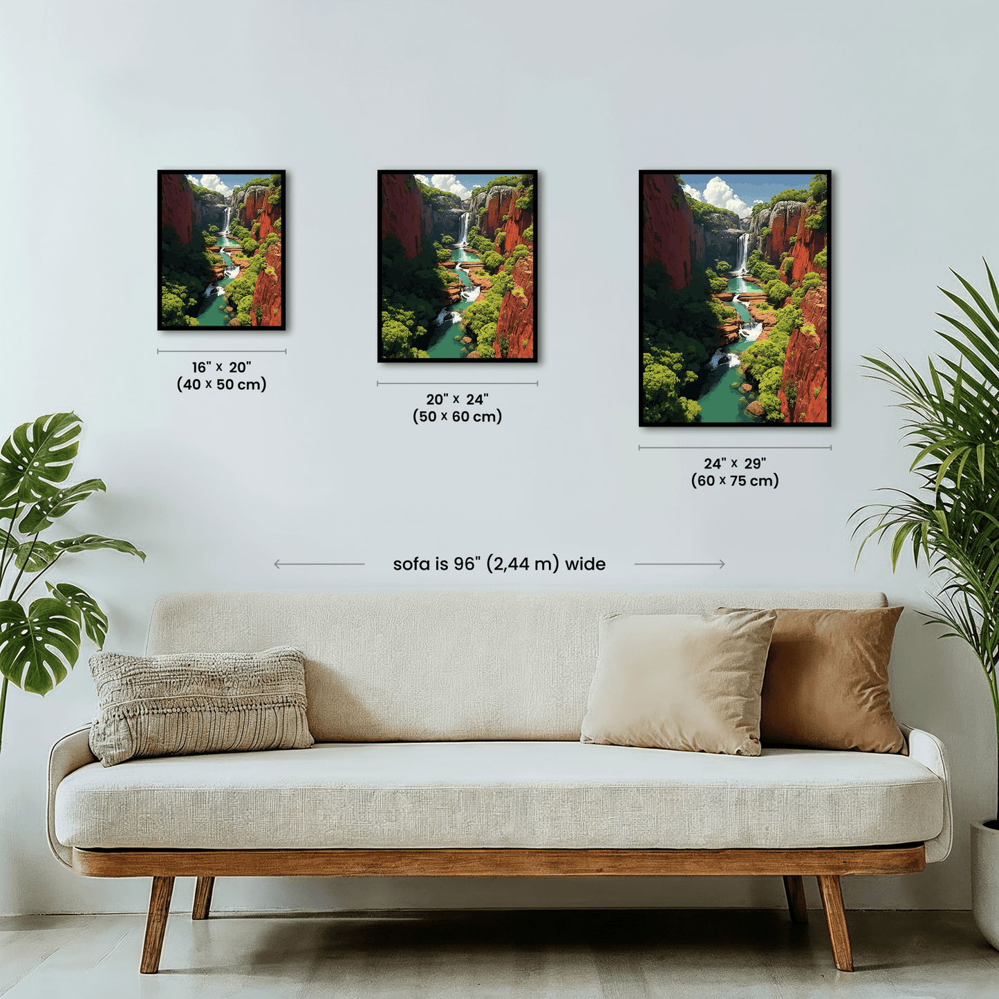 Paint by numbers - Canyon Falls - MyArt