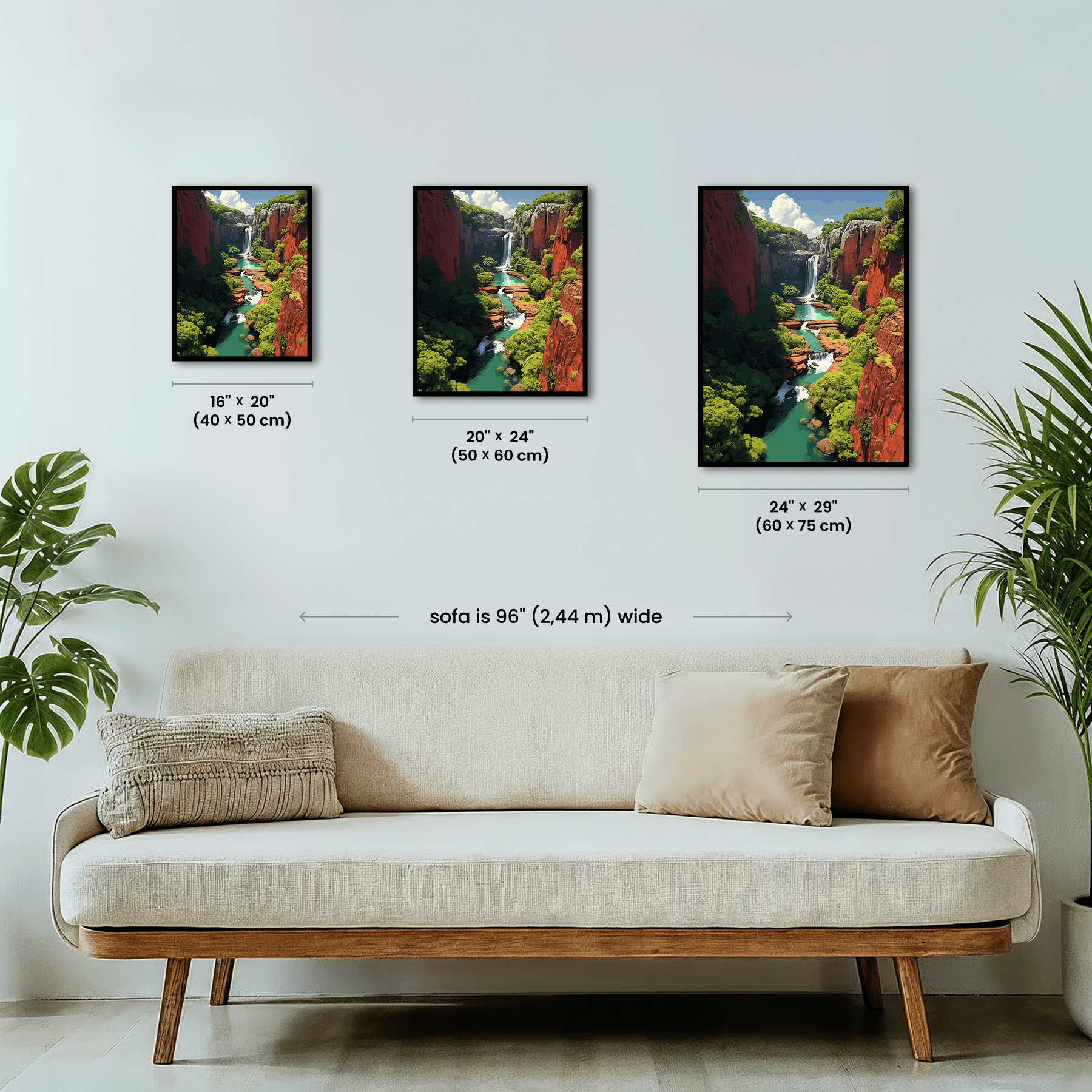 Paint by numbers - Canyon Falls - MyArt