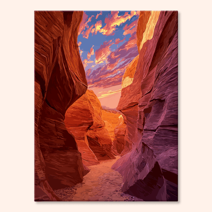 Paint by numbers - Canyon Glow - MyArt