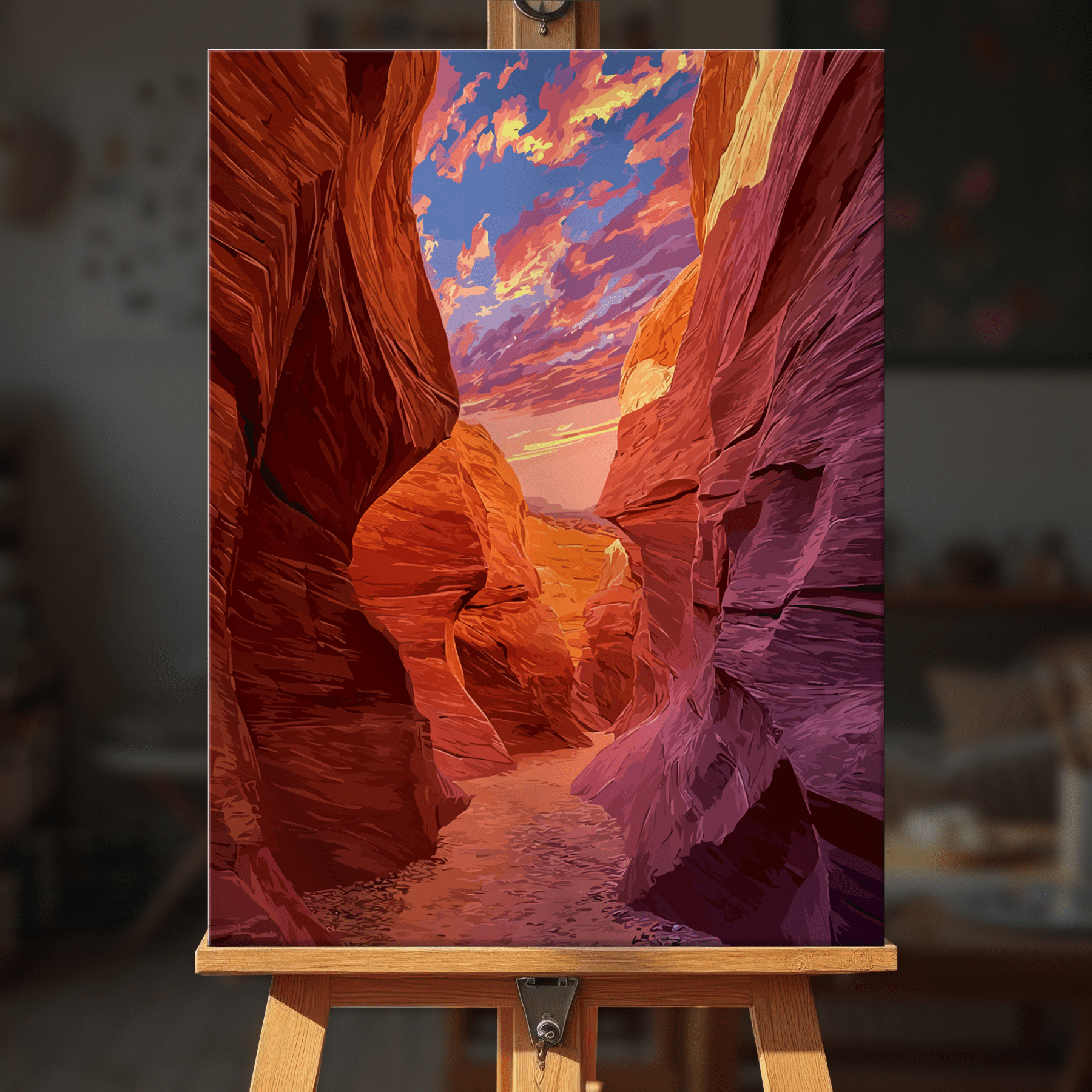 Paint by numbers - Canyon Glow - MyArt