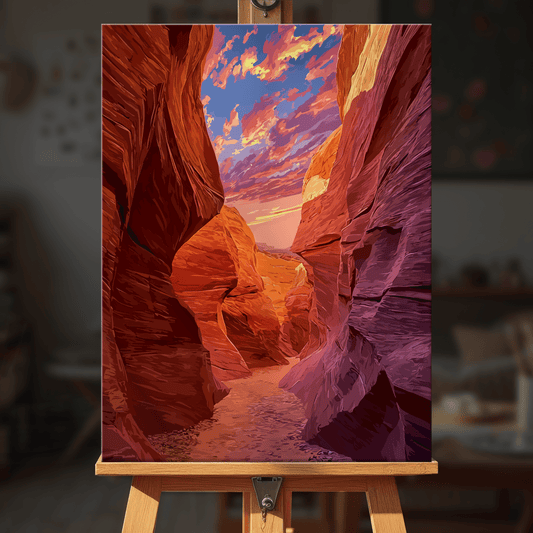 Paint by numbers - Canyon Glow - MyArt