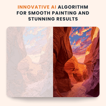 Paint by numbers - Canyon Glow - MyArt