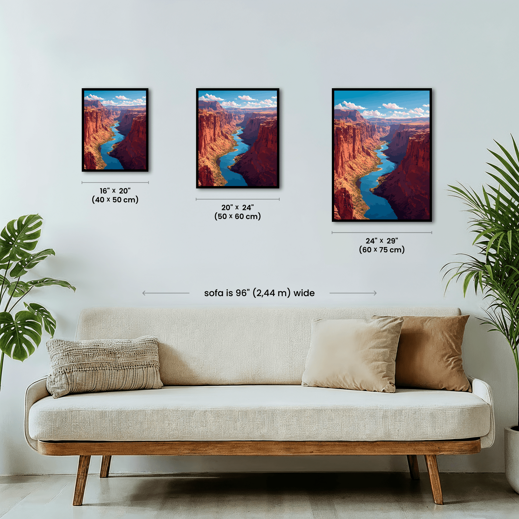 Paint by numbers - Canyon River - MyArt