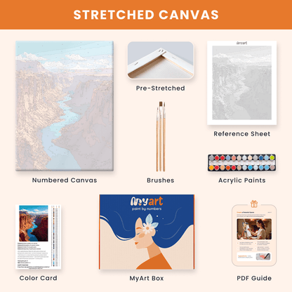 Paint by numbers - Canyon River - MyArt