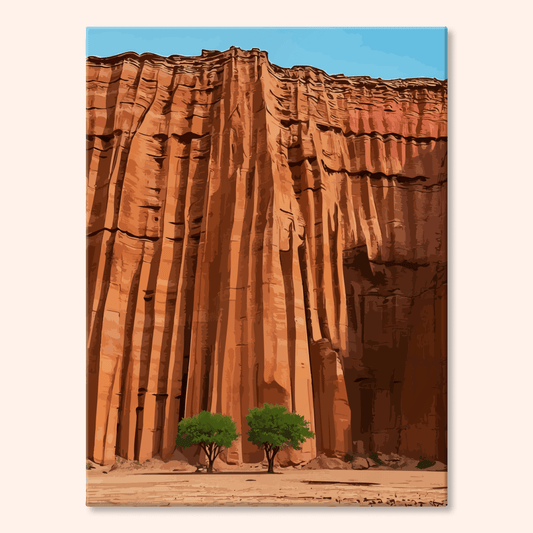 Paint by numbers - Canyon Wall - MyArt