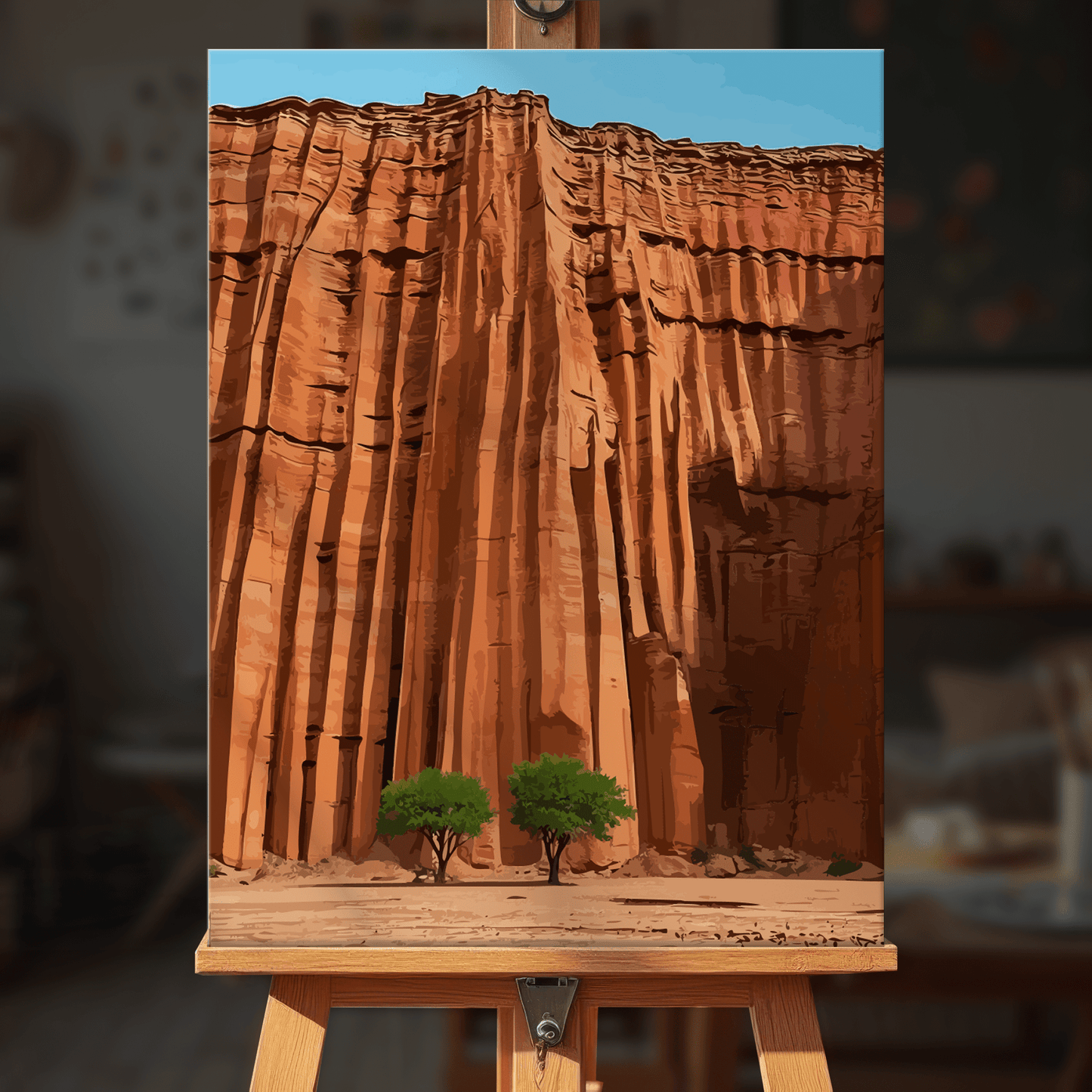 Paint by numbers - Canyon Wall - MyArt