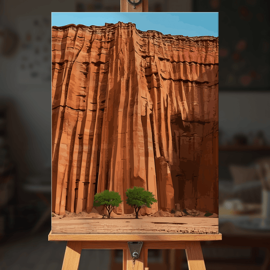 Paint by numbers - Canyon Wall - MyArt