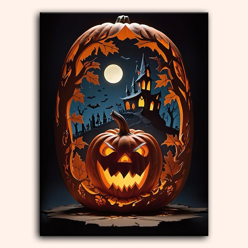 Paint by numbers - Carved Scene - MyArt
