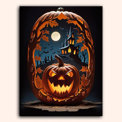 Paint by numbers - Carved Scene - MyArt