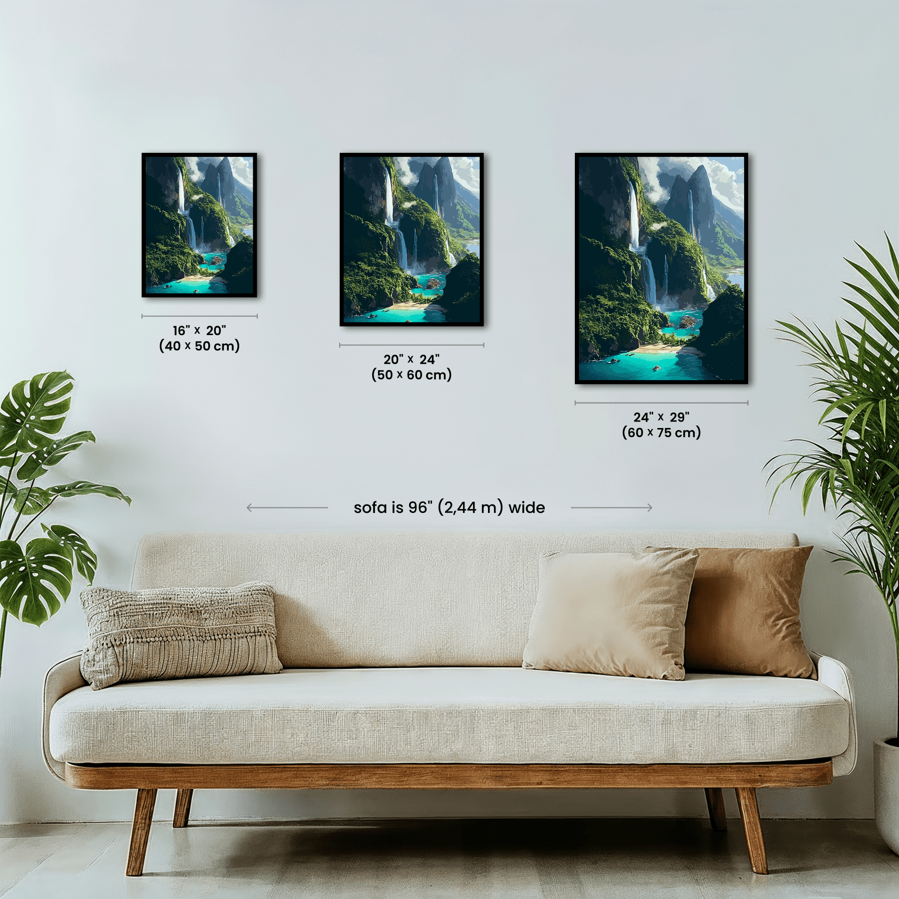 Paint by numbers - Cascade Bay - MyArt