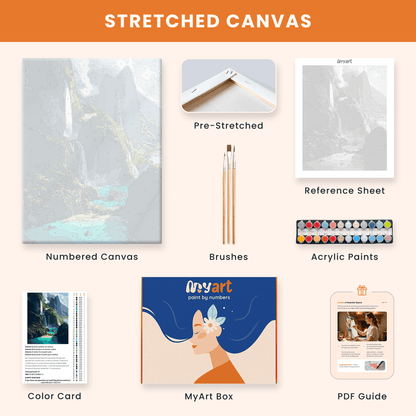 Paint by numbers - Cascade Bay - MyArt