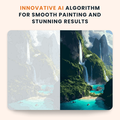 Paint by numbers - Cascade Bay - MyArt