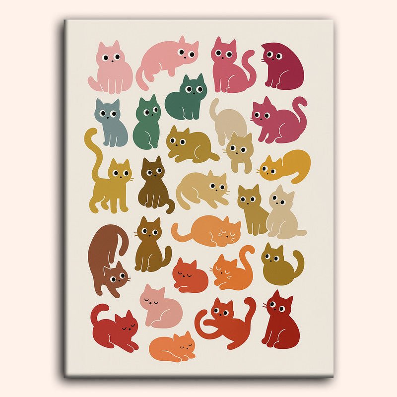 Paint by numbers - Cat Party - MyArt