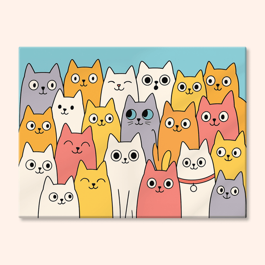 Paint by numbers - Cat Parade - MyArt