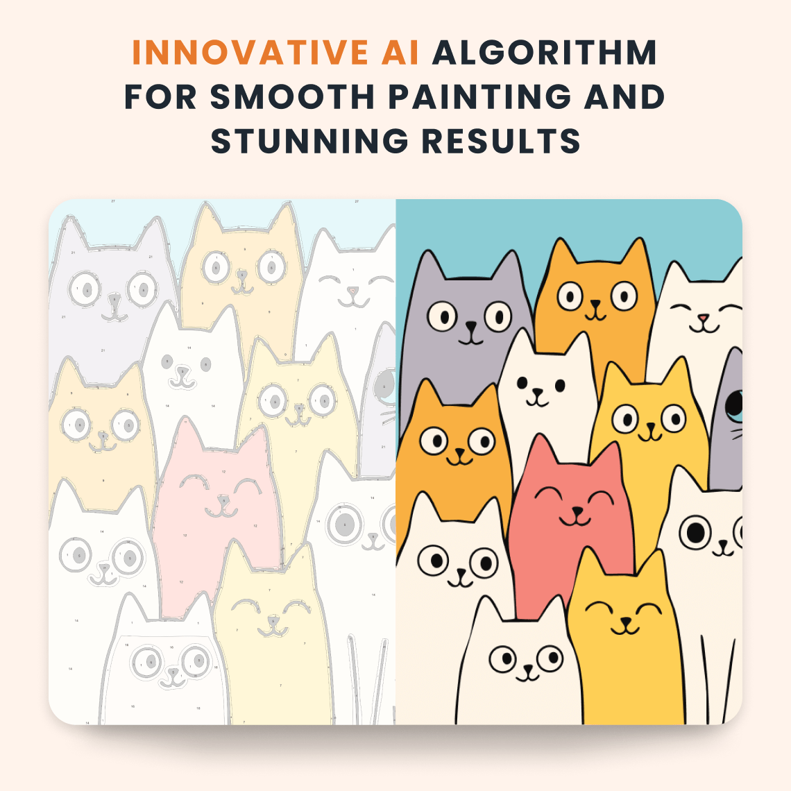 Paint by numbers - Cat Parade - MyArt