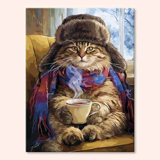 Cat with Tea