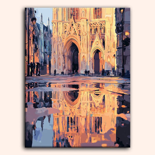 Paint by numbers - Cathedral Mirror - MyArt