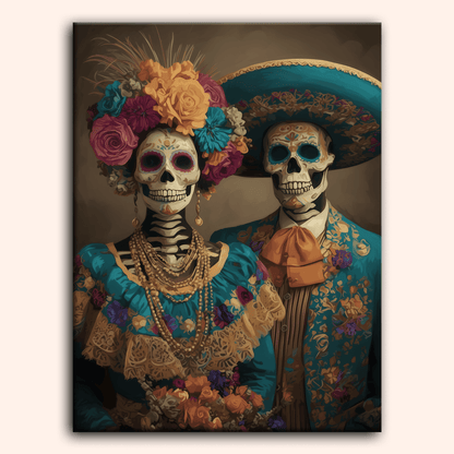 Paint by numbers - Catrina Couple - MyArt