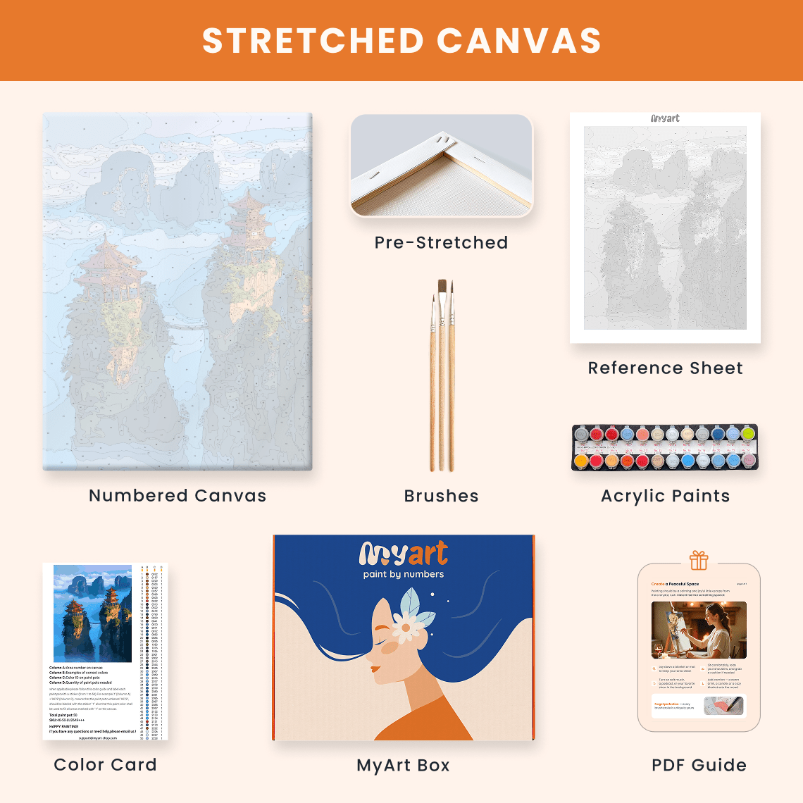 Paint by numbers - Cedar Cliff - MyArt