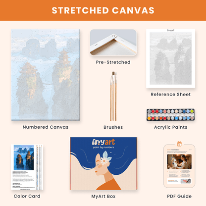 Paint by numbers - Cedar Cliff - MyArt