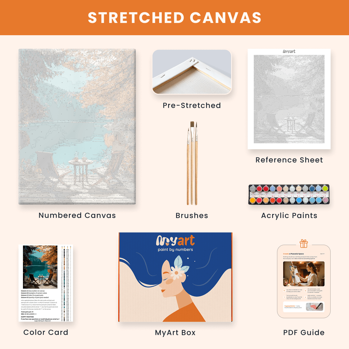 Paint by numbers - Cedar Dunes - MyArt