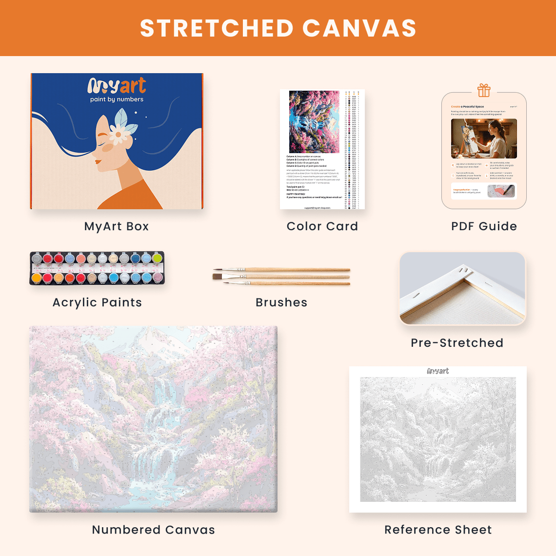 Paint by numbers - Cedar Garden - MyArt