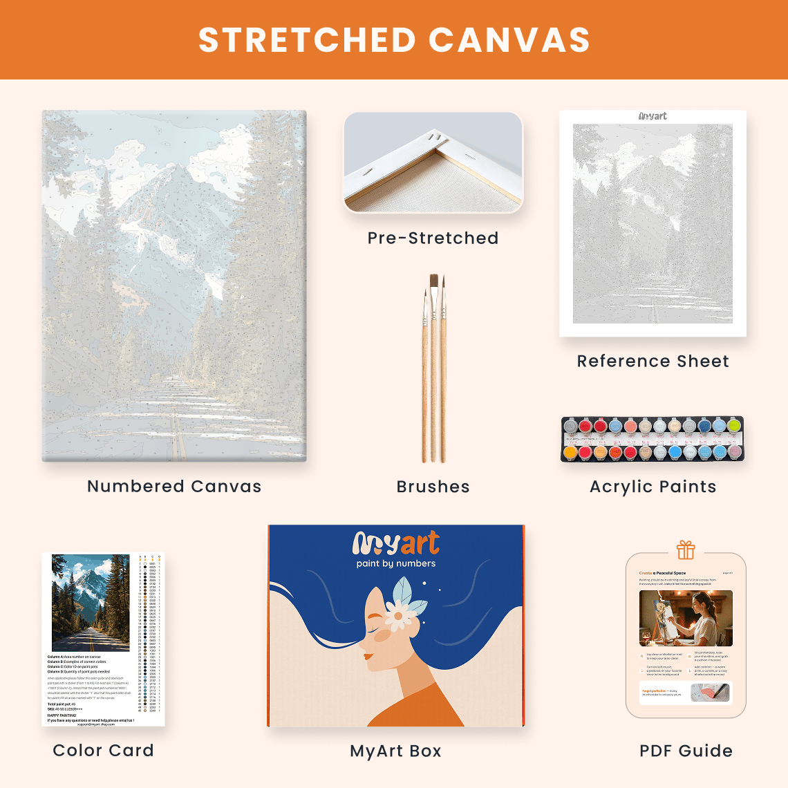 Paint by numbers - Cedar Grove - MyArt