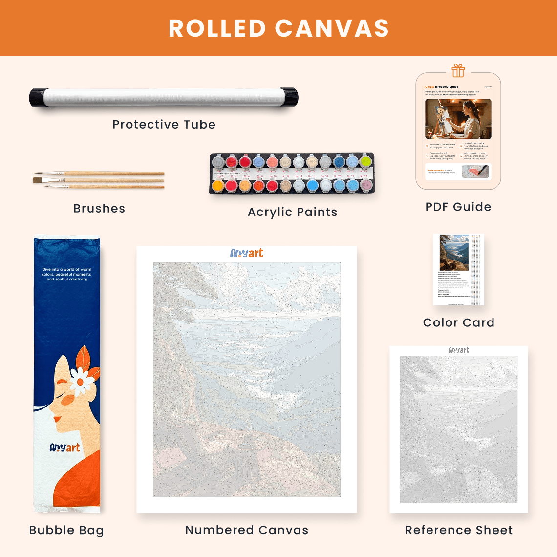 Paint by numbers - Cedar Sky - MyArt