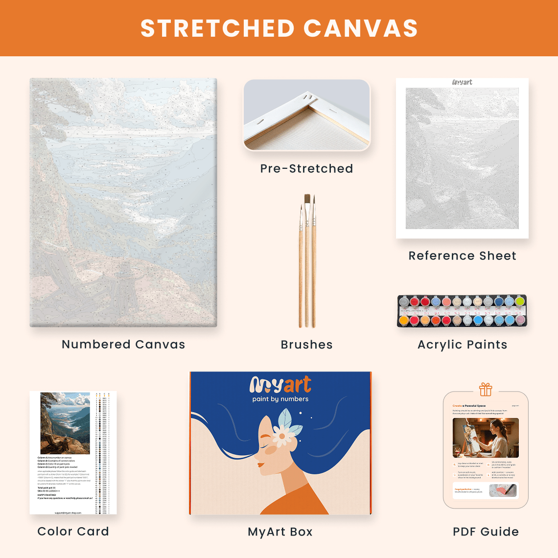 Paint by numbers - Cedar Sky - MyArt