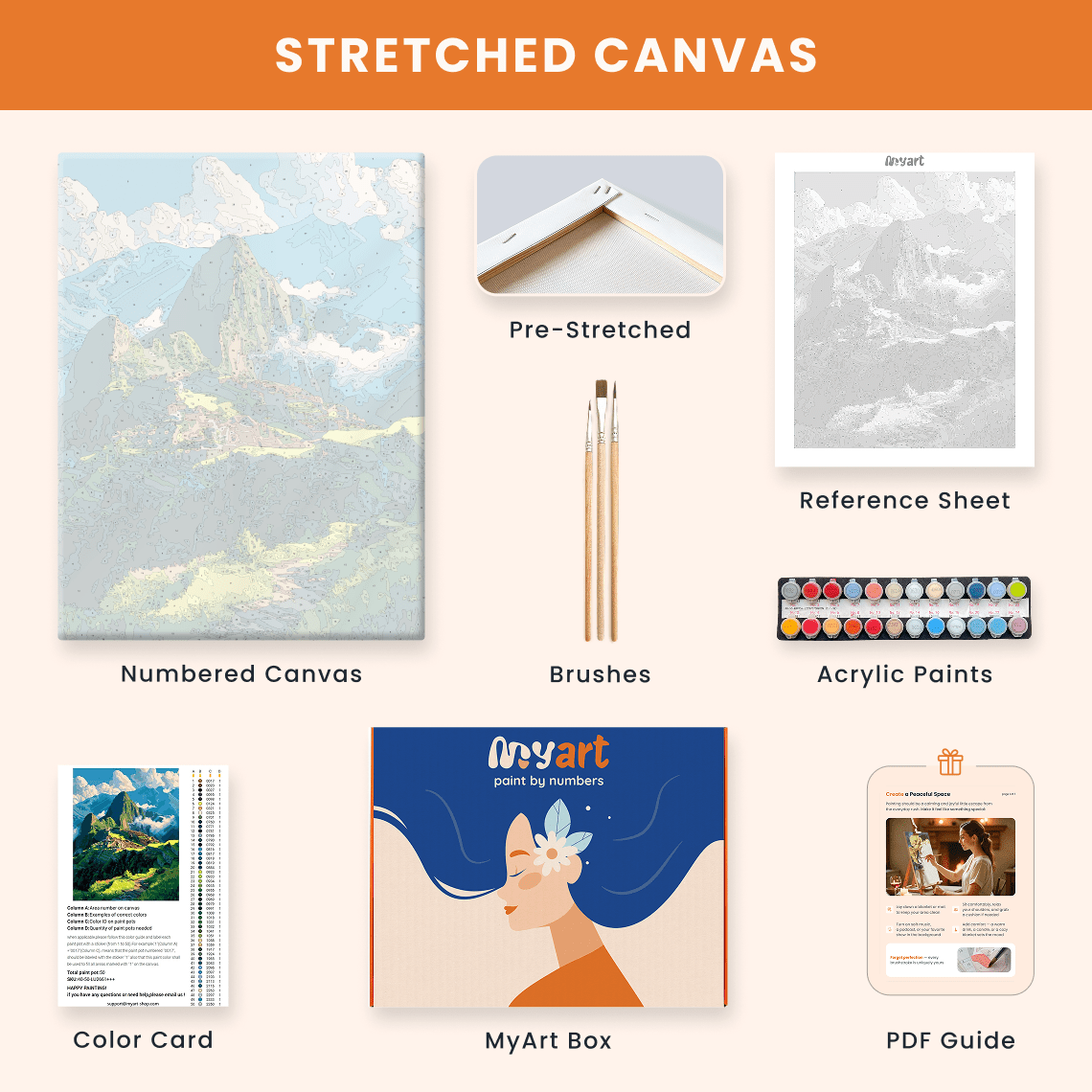 Paint by numbers - Cedar Stream - MyArt