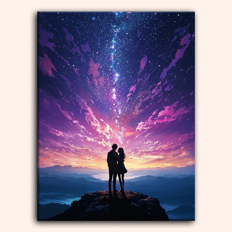 Paint by numbers - Celestial Bond - MyArt