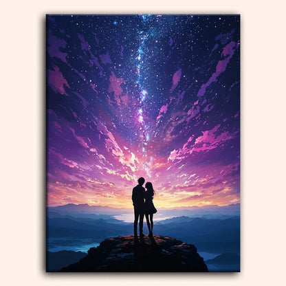 Paint by numbers - Celestial Bond - MyArt