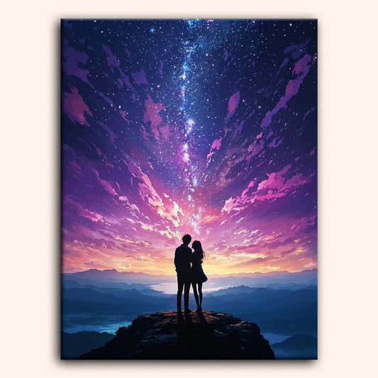 Paint by numbers - Celestial Bond - MyArt