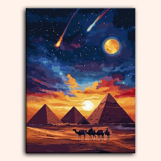 Paint by numbers - Celestial Caravans - MyArt
