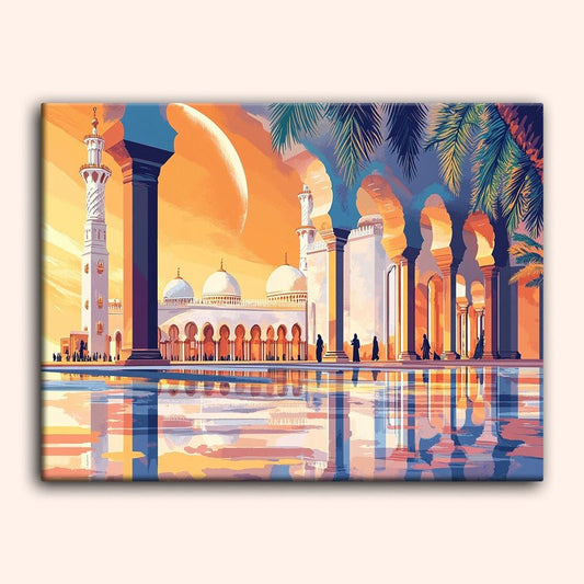 Paint by numbers - Celestial Mosque - MyArt