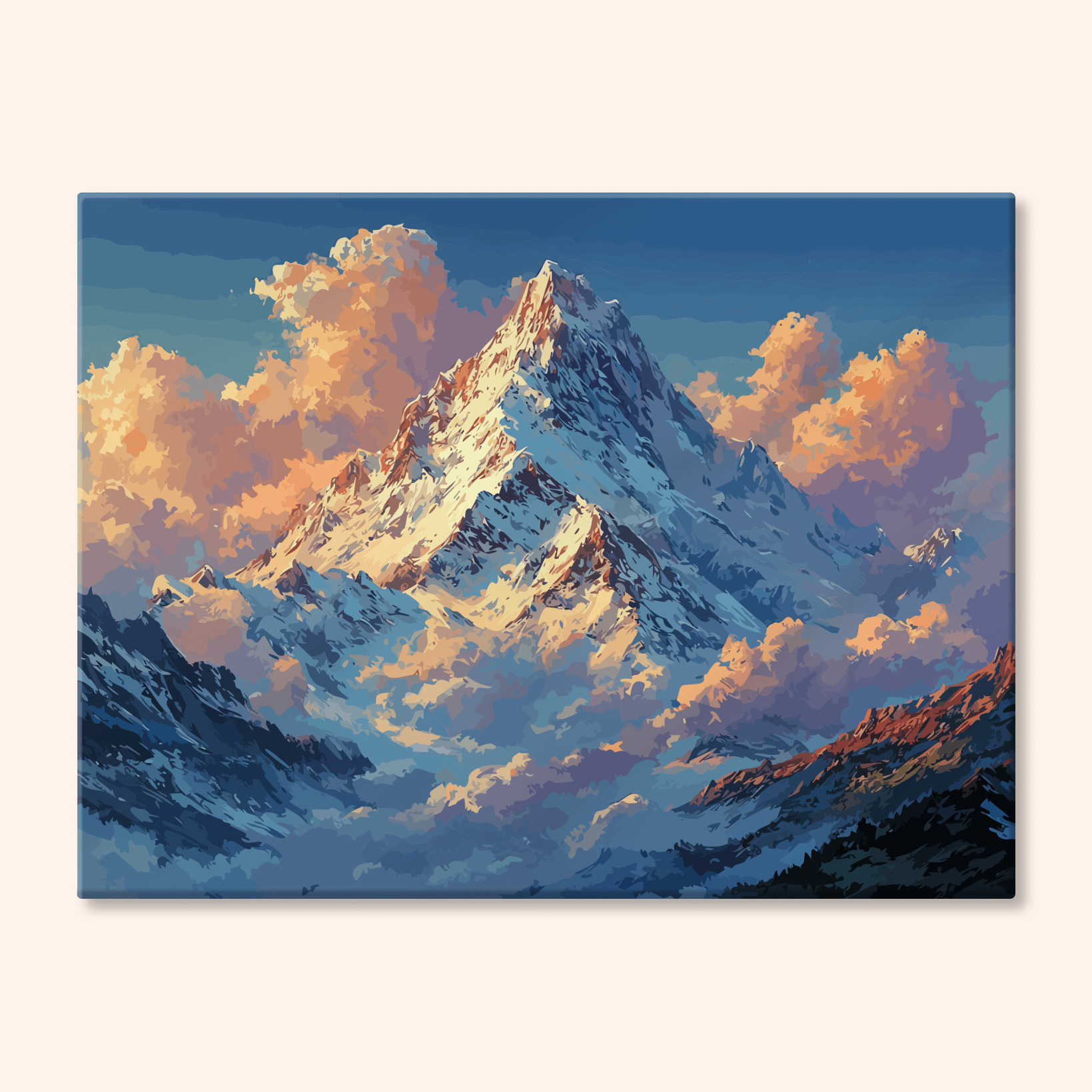 Paint by numbers - Celestial Peak - MyArt