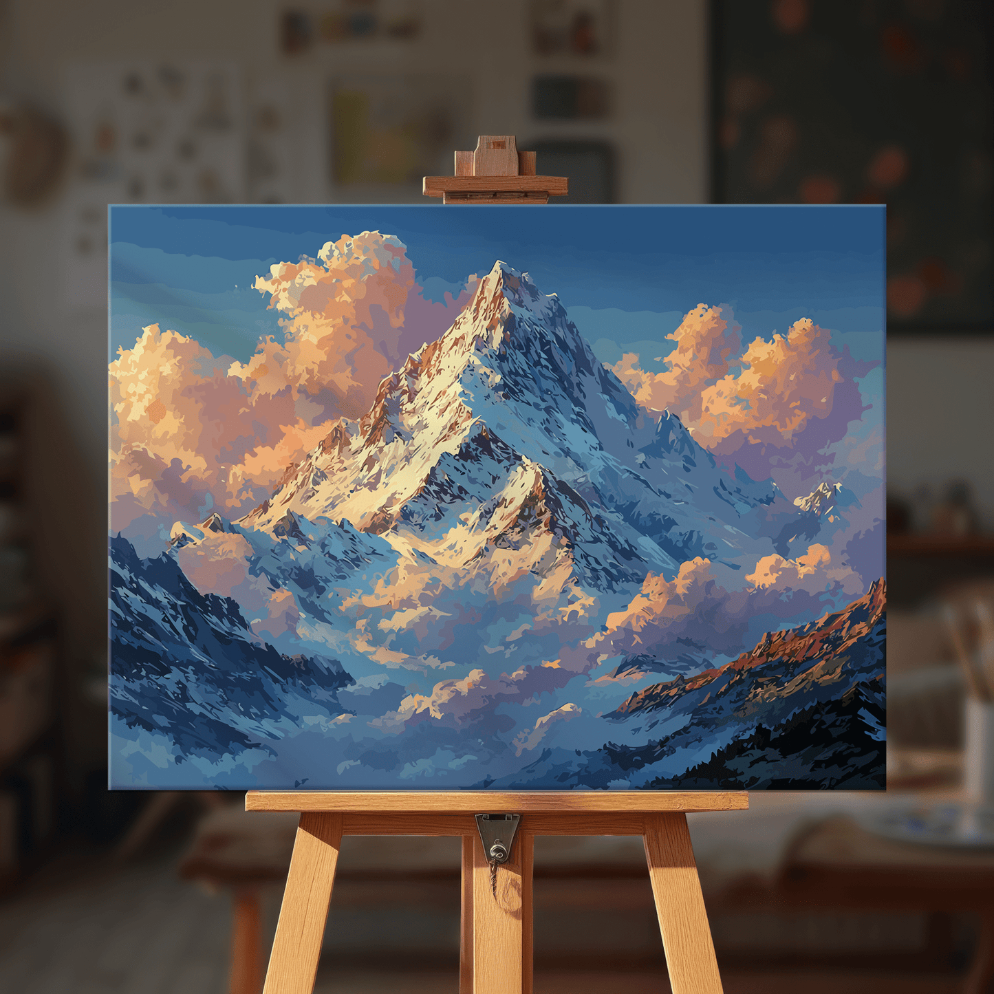 Paint by numbers - Celestial Peak - MyArt